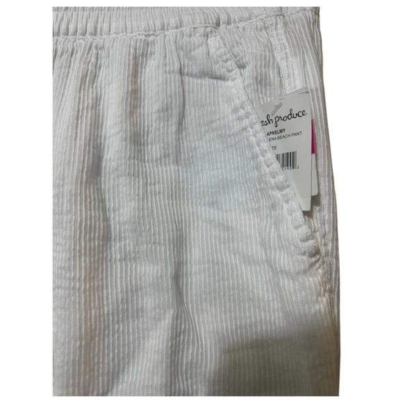 Fresh Produce White Straight Leg Comfort Pants - Picture 3 of 7